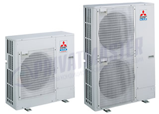 Наружные блоки MITSUBISHI Electric, серия STANDART PU-P-VHA